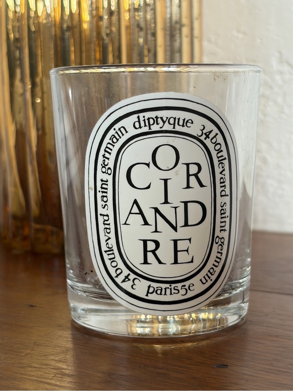Diptyque Coriander Empty Candle Jar | Jar Only